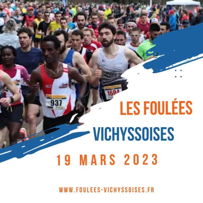 Les Foulées Vichyssoises 2023 - Affiche